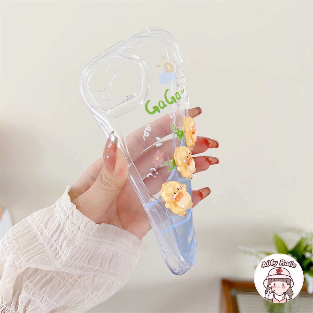 Ốp Điện Thoại TPU Dẻo Hình Chú Vịt Dễ Thương Chống Bụi Bẩn Cho IPhone 14 Pro Max IPhone 12 11 Pro Max X XS XR 7Plus