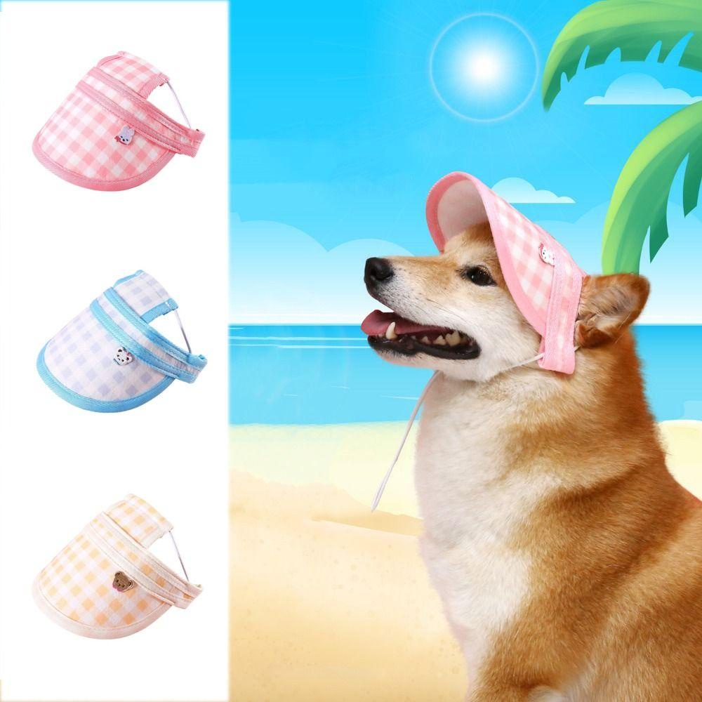 NORMAN Mũ Bóng Chày Chống Mài Mòn Có Lỗ Tai Có Thể Điều Chỉnh Cho Cún Cưng