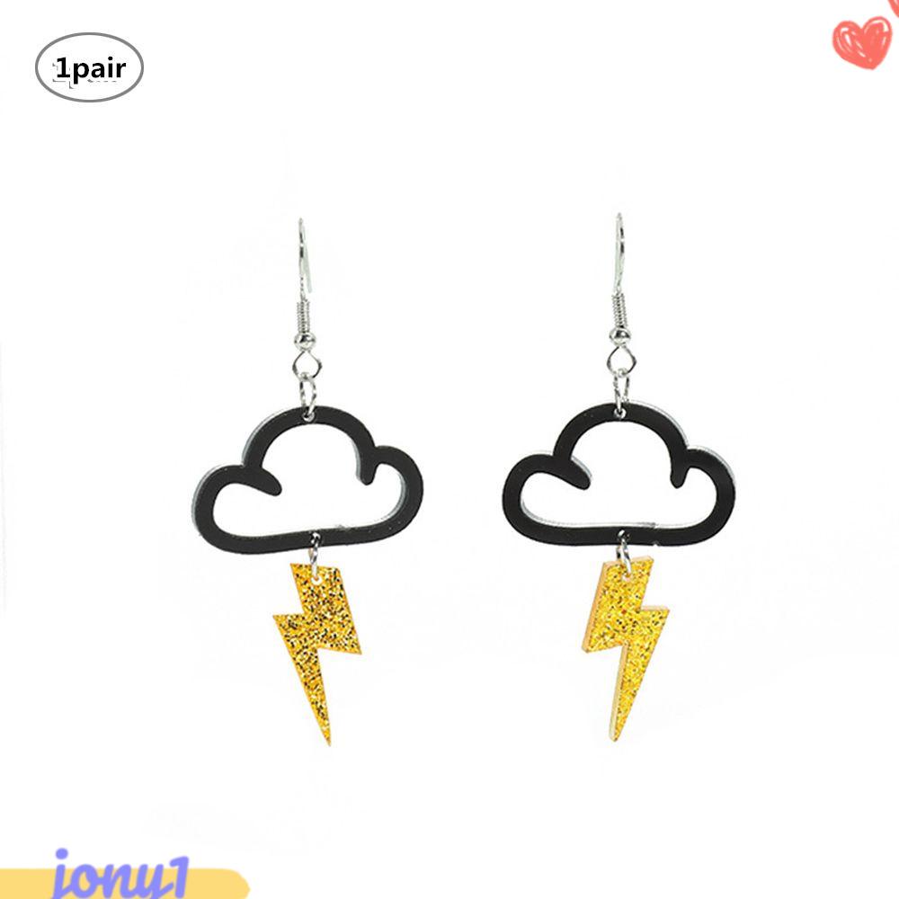 JONYE 1 Đôi Bông Tai Acrylic Hình Đám Mây Dễ Thương
