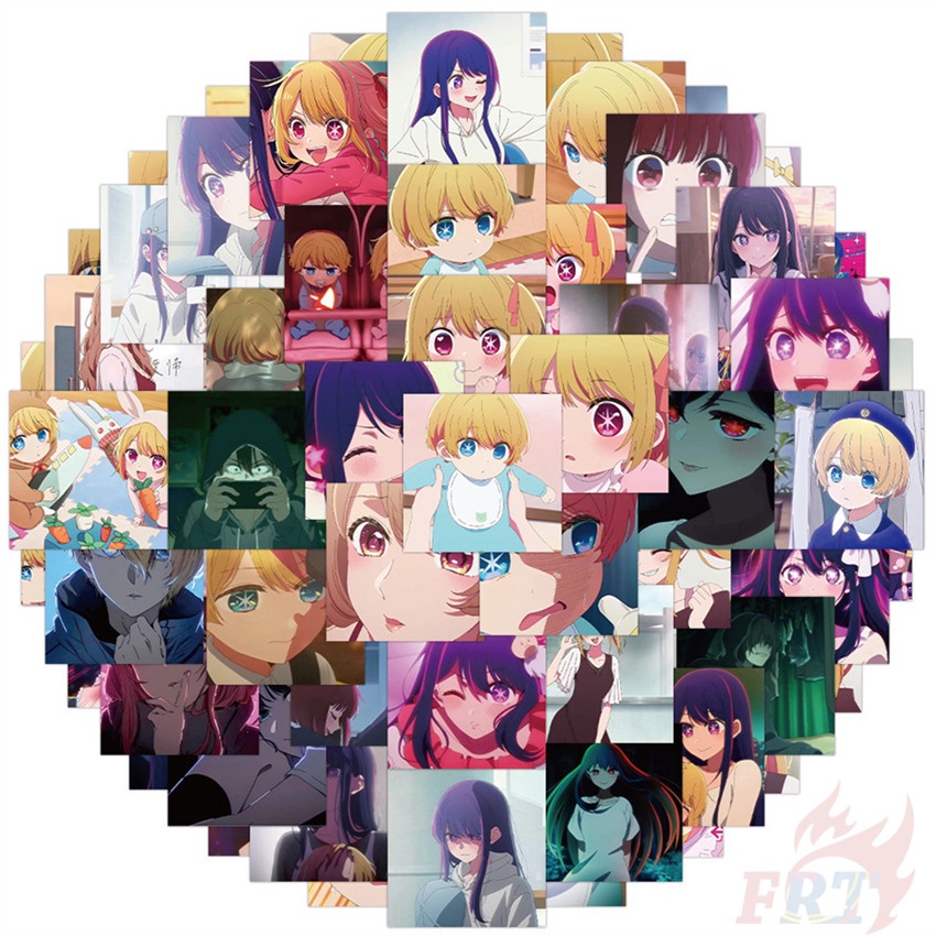❉ Oshi NO KO. Miếng Dán Trang Trí Hình Chân Dung Độc Đáo Series 01 ❉ Bộ 60 Sticker Chống Thấm Nước Họa Tiết Doodle Hợp Thời Trang