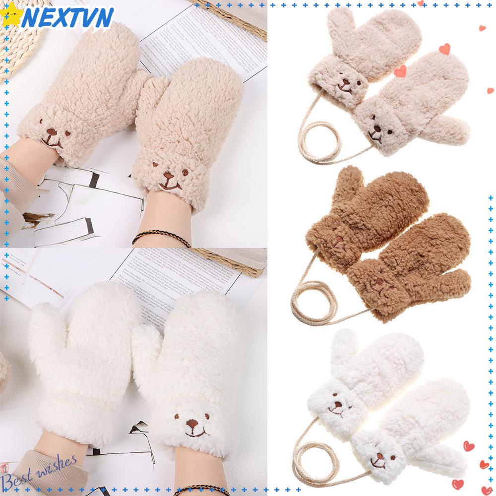 NEXTVN Găng Tay Hình Gấu Hoạt Hình Dễ Thương