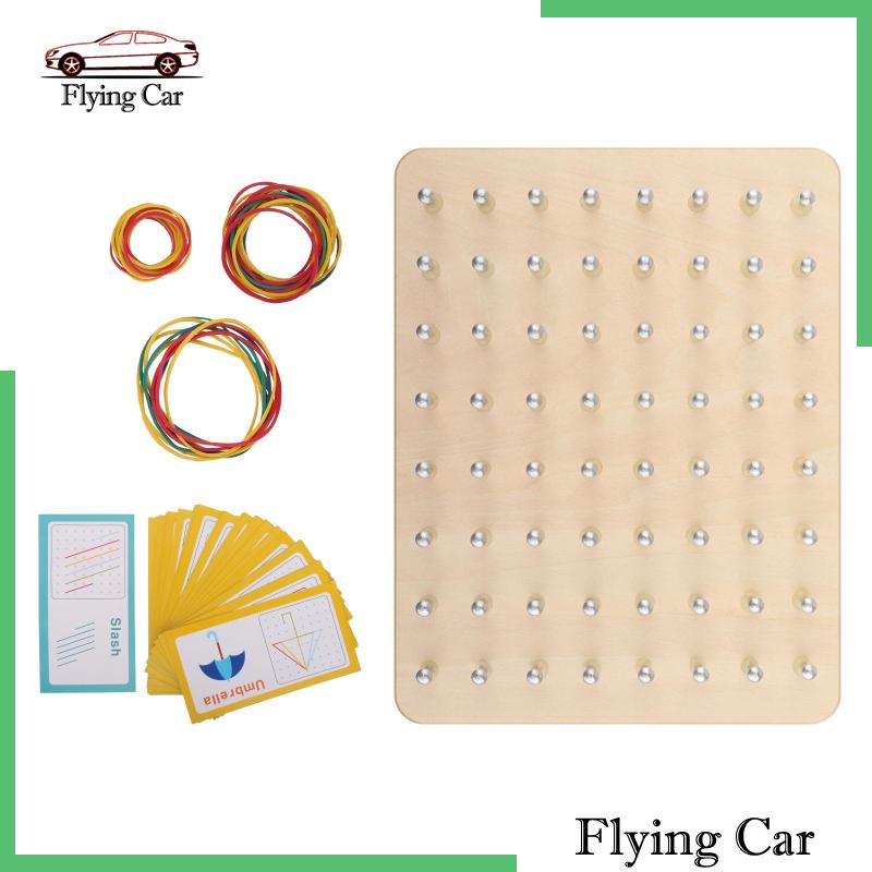 Bộ Đồ Chơi Hình Học Bằng Gỗ Theo Phương Pháp Montessori Cho Trẻ Em