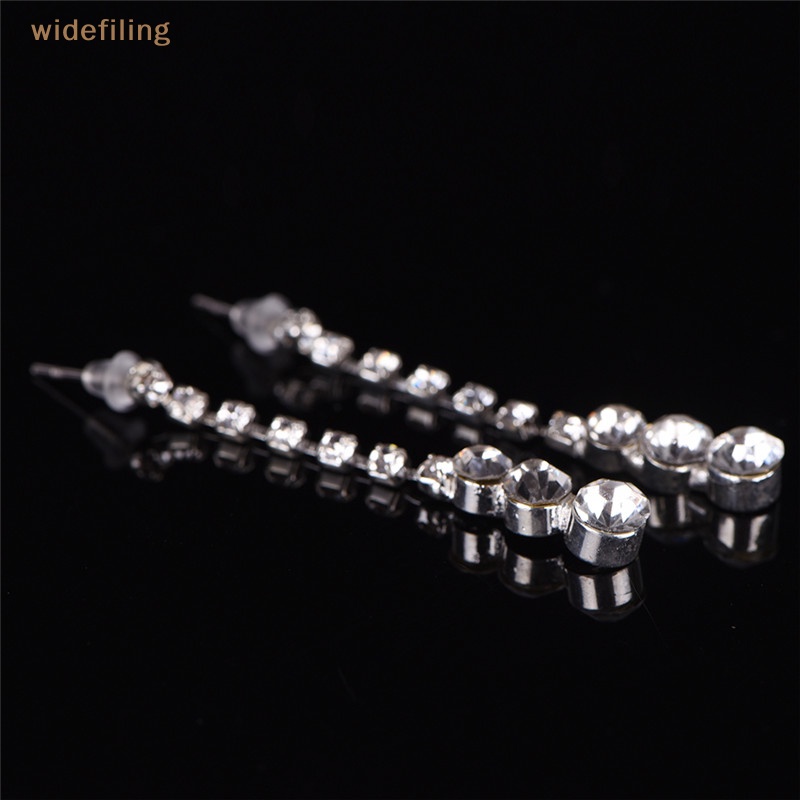 1 Bộ Vòng cổ + Bông Tai Đính Đá Pha Lê Sang Trọng Mới