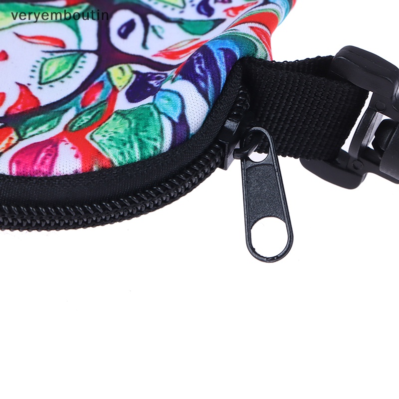 1 Hộp Đựng Mắt Kính Cầm Tay Có Khóa Kéo Siêu Nhẹ Bằng Cao Su Tổng Hợp