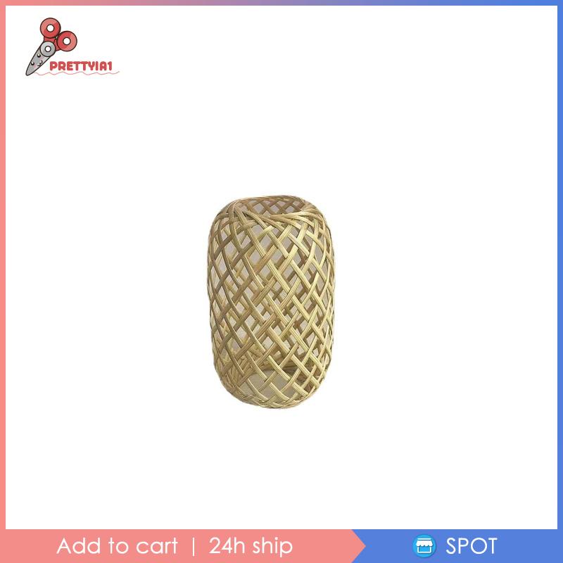 Vỏ Bọc Đèn Trần Bằng Tre Dệt Kiểu Cổ Điển Trang Trí Nội Thất