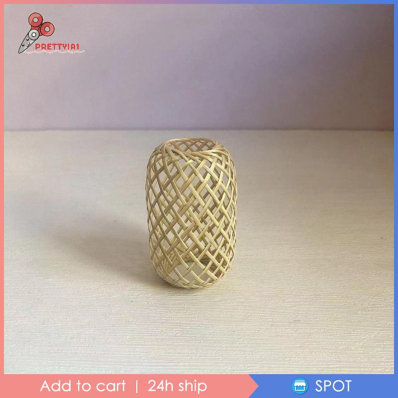 Vỏ Bọc Đèn Trần Bằng Tre Dệt Kiểu Cổ Điển Trang Trí Nội Thất