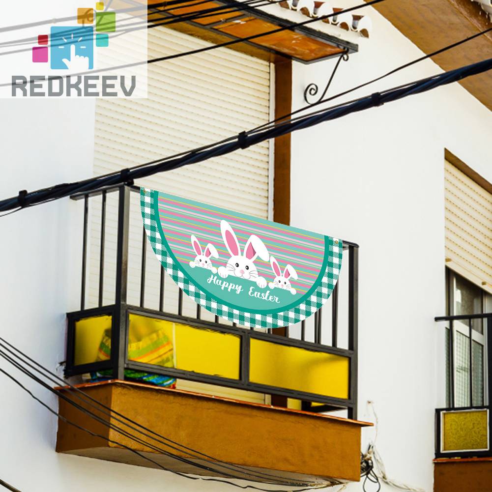 Cờ Trang Trí Hình Thỏ Hoạt Hình Chống Thấm Nước