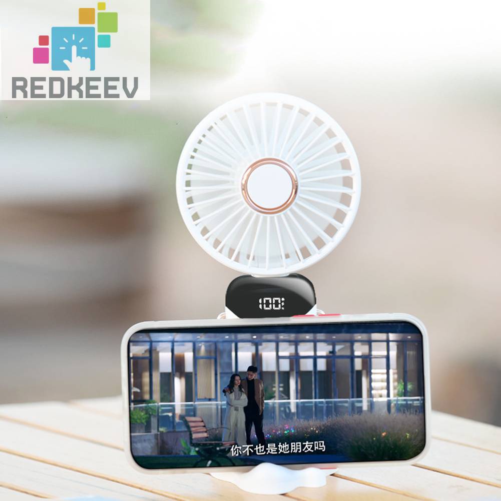 Quạt Làm Mát Mùa Hè Cầm Tay Có Thể Gập Lại Sạc Cổng USB Cho Hoạt