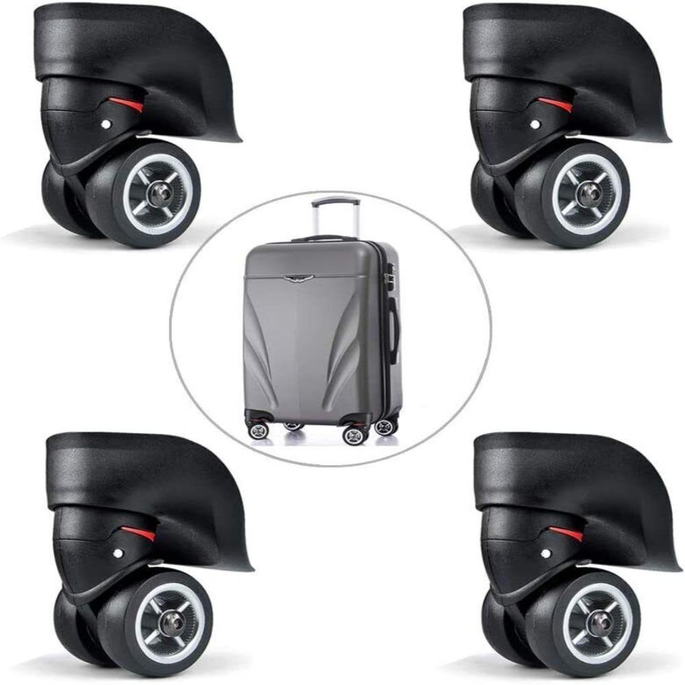 LEISURE Bánh Xe Nhựa Màu Xám / Đen / Trắng Không Gây Tiếng Ồn Cho Vali