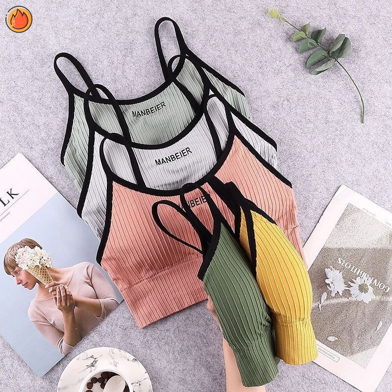 Mới Áo Ngực Thể Thao Mềm Mại Thoải Mái Gợi Cảm Cho Nữ
