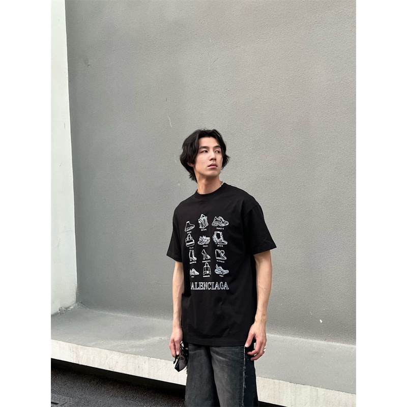 Ba88-áo Sơn Vẽ Phác Thảo Tay Ngắn Phong Cách Mới