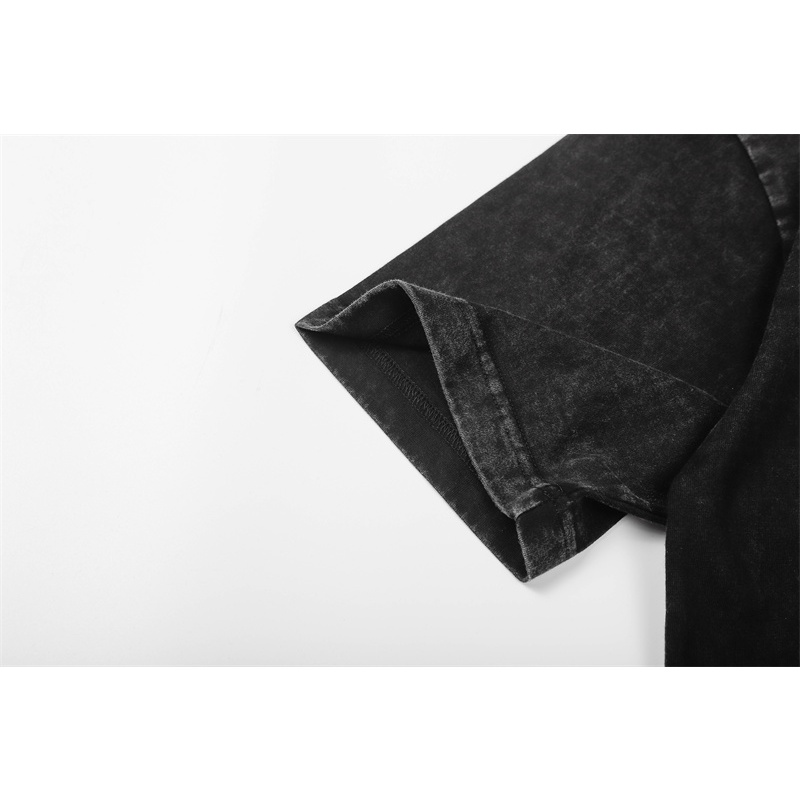 Ba-new Áo Thun Tay Ngắn Có Khóa In Họa Tiết Rửa Được 3