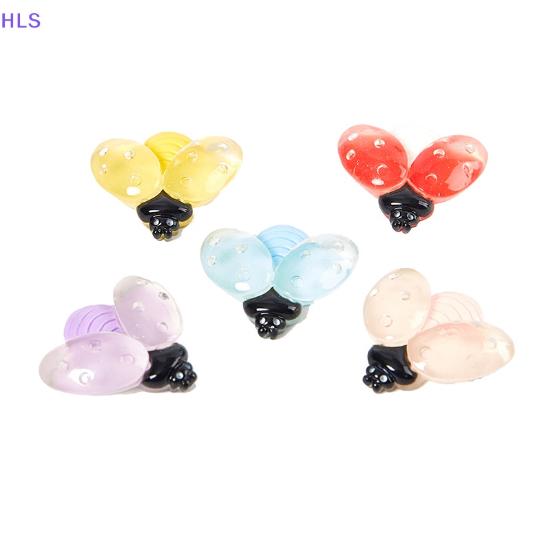 [HLS] Côn Trùng Mini Màu Dạ Quang Bằng Nhựa Resin Trang Trí Tiểu Cảnh / Nhà Búp Bê