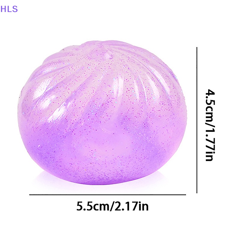 [HLS] Đồ Chơi Maltose Bánh Bao Hấp Đàn Hồi Chậm Màu Vàng Kim Sáng Tạo Dành Cho Trẻ Em