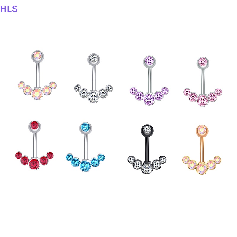 1 Khuyên Rốn Đính Đá Zircon Trang Sức Cho Nữ