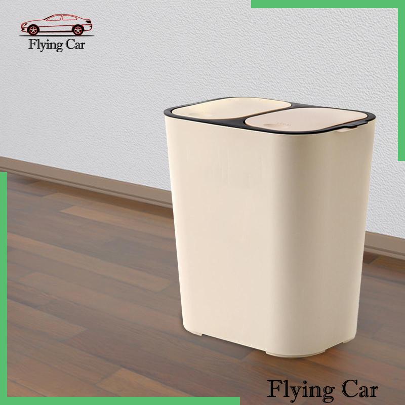 Thùng Đựng Rác Có Nắp Nhấn Tiện Dụng Cho Gara / Rvs / Phòng Tắm