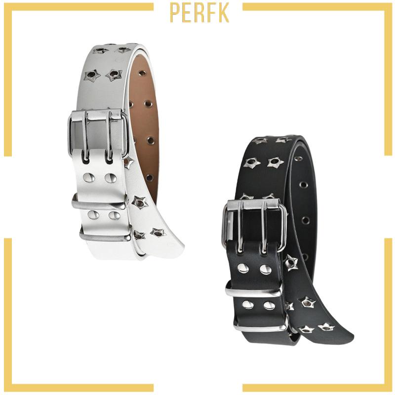 Thắt Lưng Bằng Da PU Có Khóa Hình Ngôi Sao Dành Cho Nữ Mặc Váy Quần