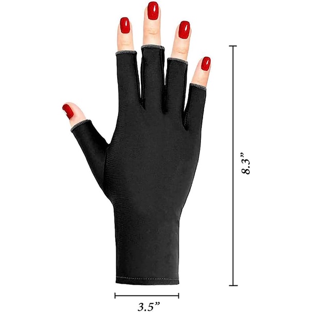 Găng Tay Chống Tia UV Bảo Vệ Móng Chuyên Dụng Cho Nữ