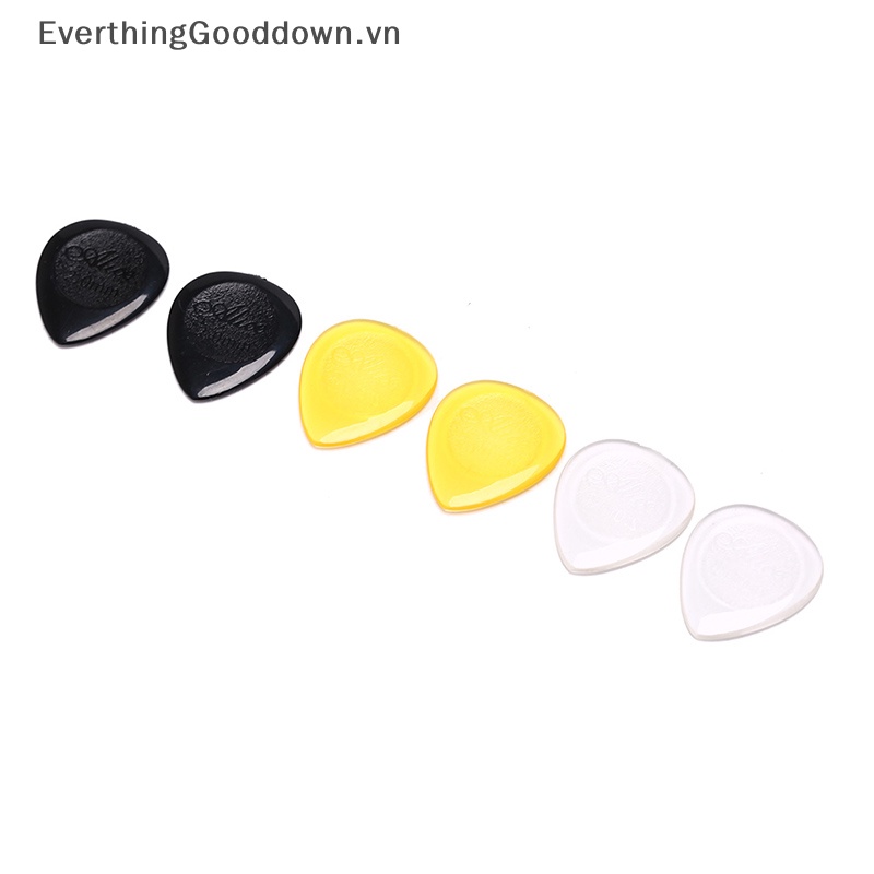 Everthingood Bộ 6 Miếng Gảy Đàn guitar Điện / bass Trong Suốt Siêu Bền