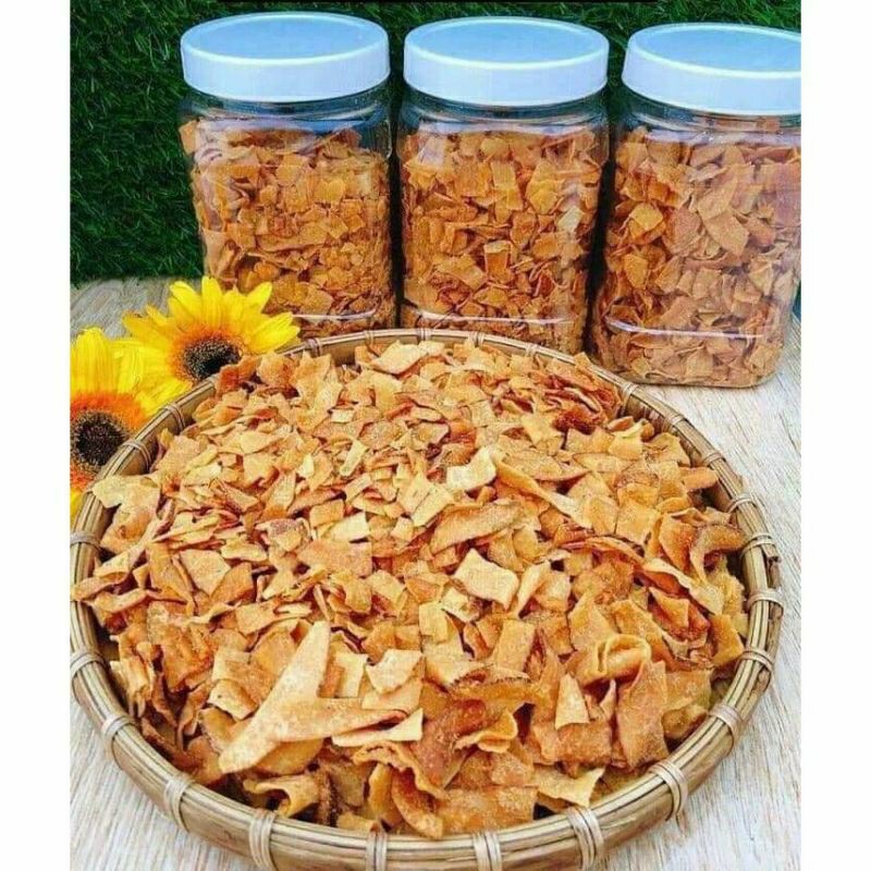 500g Dừa sấy khô, dừa sấy đặc sản bến tre ngon giòn