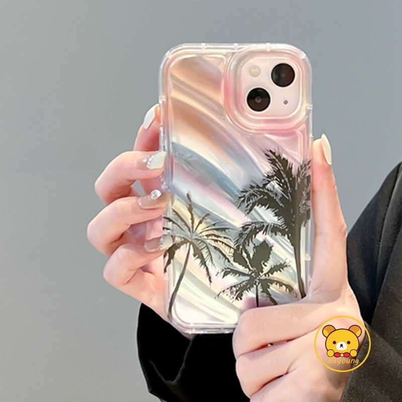 Ốp Điện Thoại TPU Mềm Hình Cây Dừa Cho Vivo Y20 Y20i Y20S Y20T Y20A Y17 Y15 Y13 Y12 Y11 2019 Y12S Y11S Y12A Y19