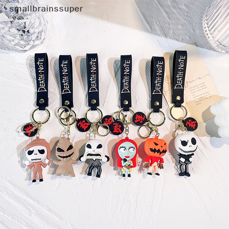 Móc Khóa Xe Hơi Nhỏ Nhắn Hình Phim Hoạt Hình Nightmare Before Christmas Jack Sally Quà Tặng Halloween SBS