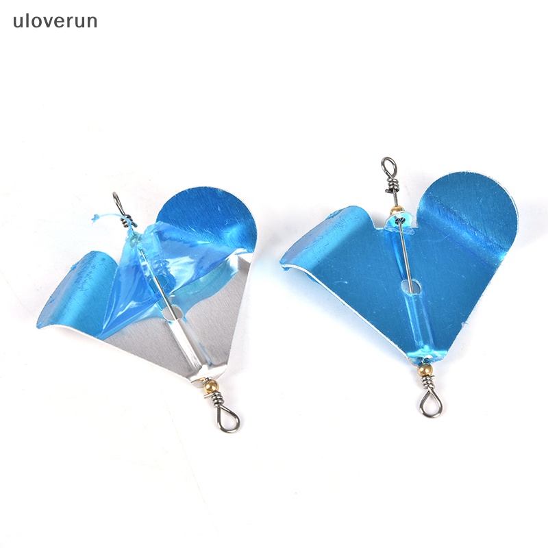 Uloverun Set 5 Mồi Câu Cá Bằng Kim Loại Lưỡi Rotag