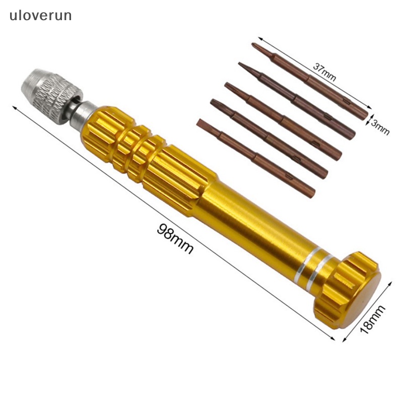 Bộ Tua Vít Sửa Chữa Đa Năng 5 Trong 1 Bằng Hợp Kim Nhôm Tiện Dụng