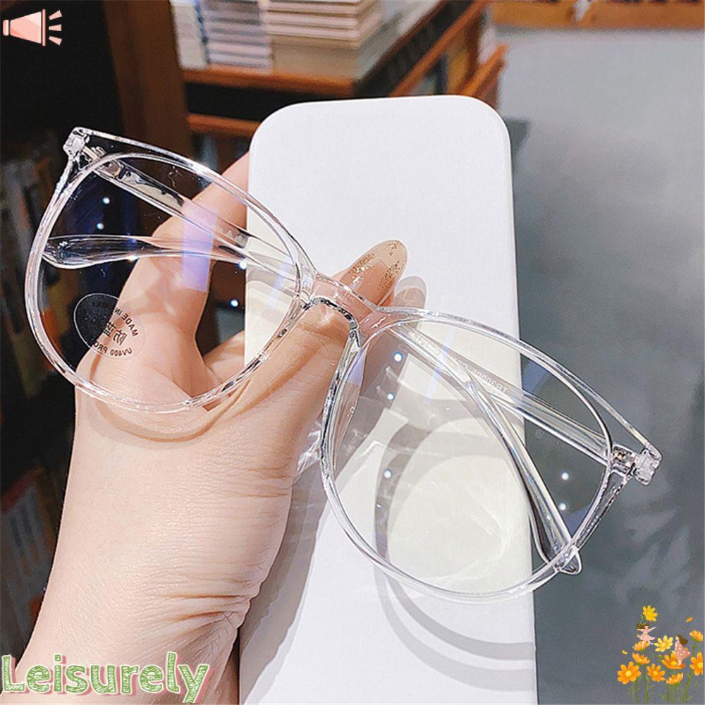 LEILY Mắt Kính Chống Ánh Sáng Xanh Phong Cách Cổ Điển Cho Dân Văn Phòng