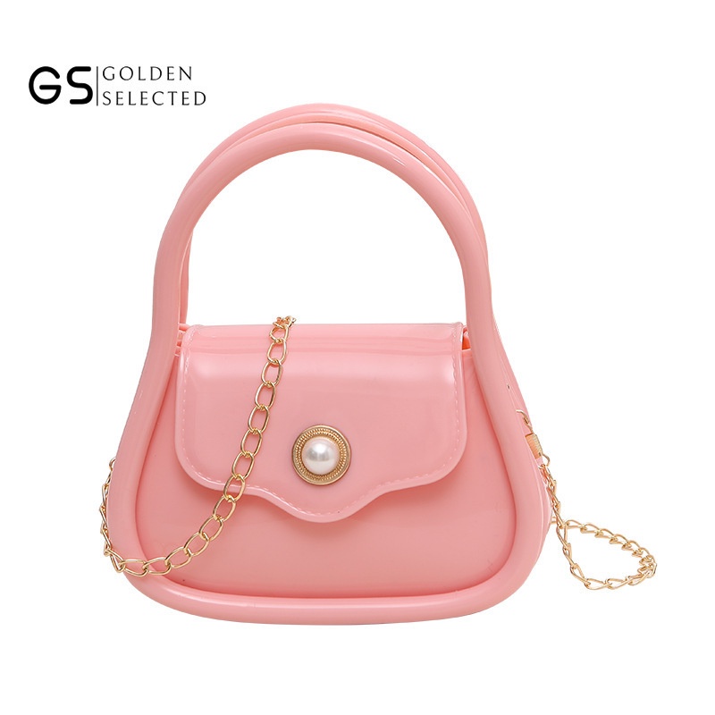 Túi Xách Đeo Vai Bằng Nhựa Dẻo Phong Cách Mới Cho Nữ