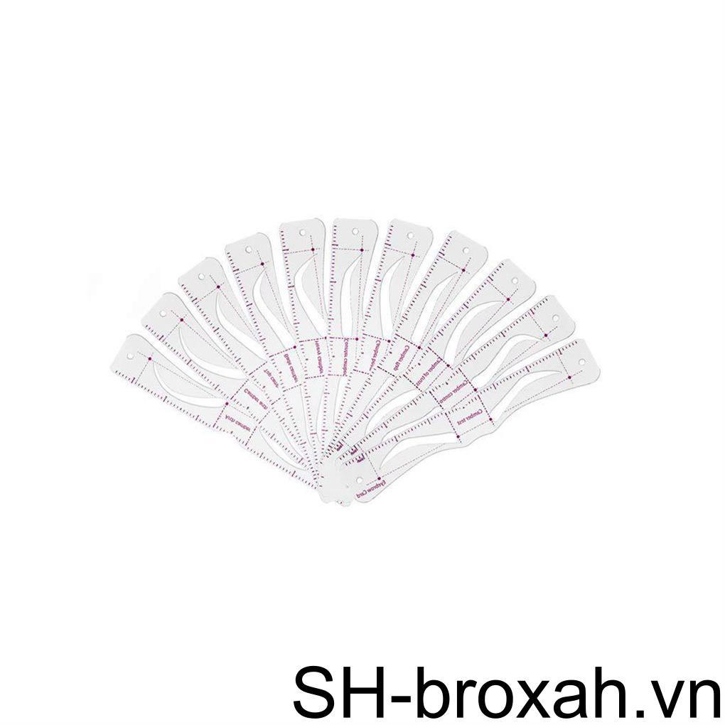 Bộ Khuôn Vẽ Lông Mày Có Thể Tái Sử Dụng Cho Người Mới Bắt Đầu