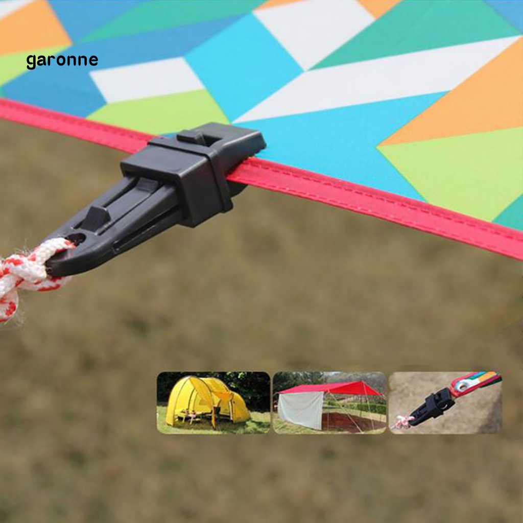 Kẹp Cố Định Lều Chống Gió Bằng PP Màu Sắc Trơn Tiện Dụng Mang Theo Cắm Trại