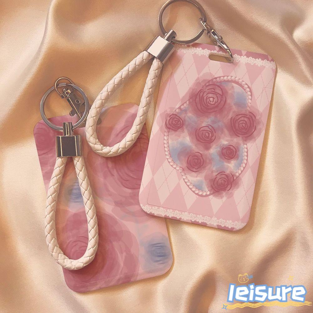 LEISURE Ví Nhựa Đựng Thẻ Tín Dụng / Danh Thiếp Dễ Thương Cho Học Sinh