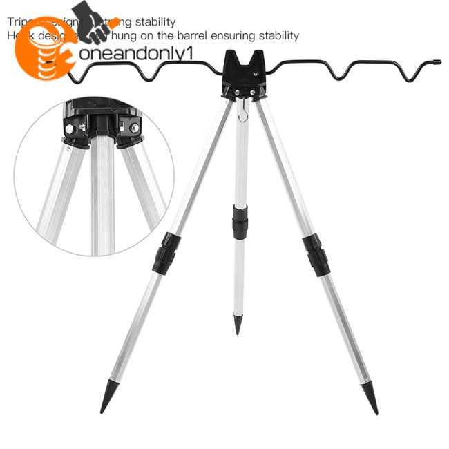 Giá Đỡ Cần Câu Cá Bằng Hợp Kim Nhôm Dày Dặn Có Thể Gấp Gọn Tiện Dụng