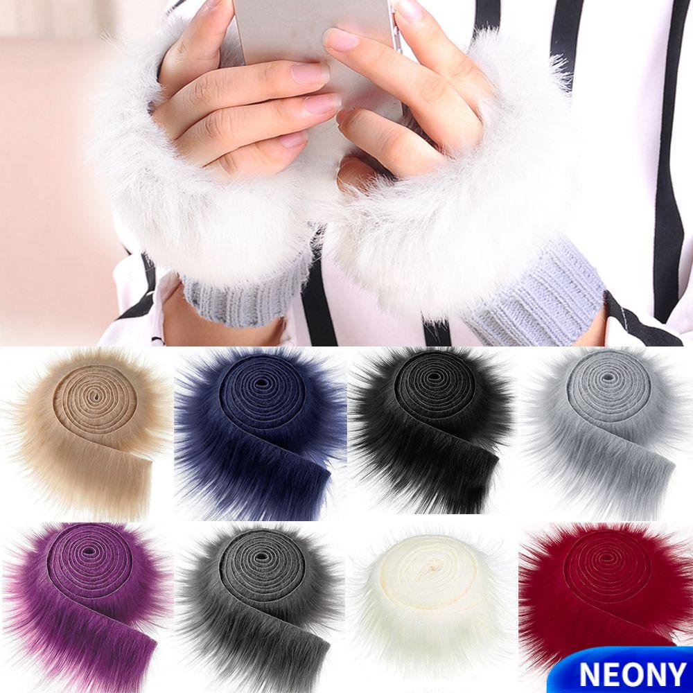 NEONY Cuộn Dây Lông Giả 1.5M Mềm Mại Dùng Làm Đồ Thủ Công DIY