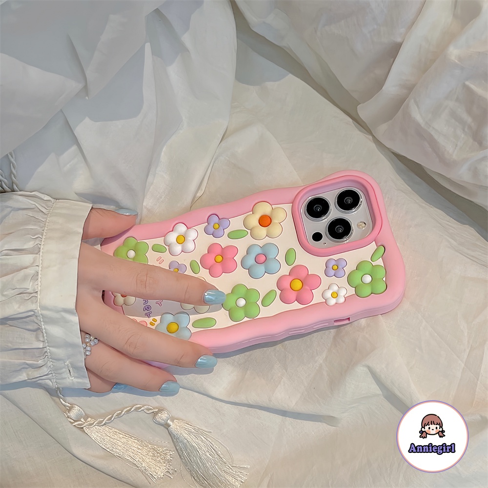 Ốp Điện Thoại TPU Dẻo In Họa Tiết Hoa Xinh Xắn Cho IPhone 14 Pro Max 11 13 Pro Max 12 Pro Max