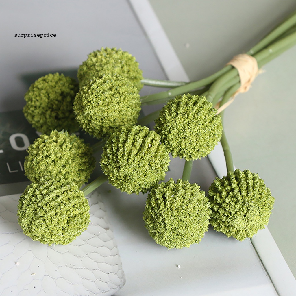 1 Bó Hoa Nhân Tạo Không Cần Khoan Lỗ Dùng Để Trang Trí Nhà