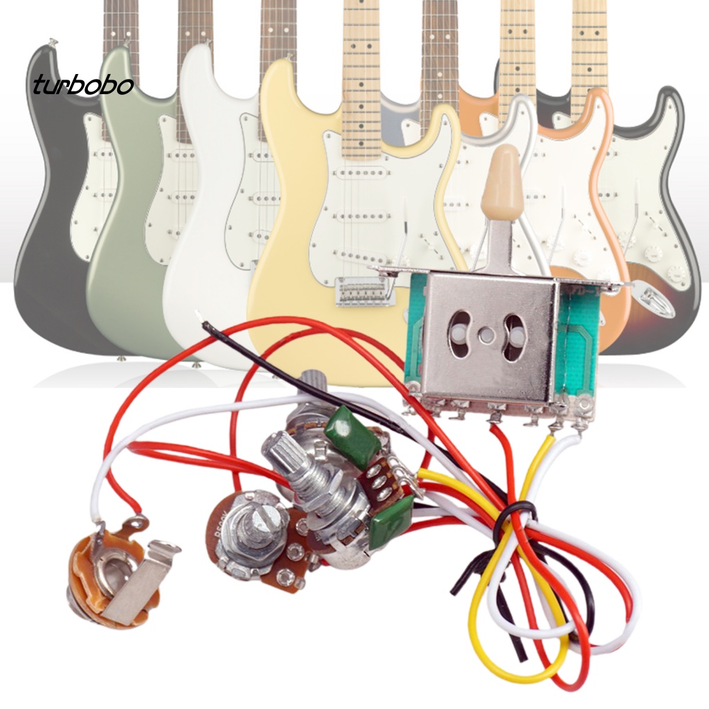 Bộ Dây Điều Khiển Âm Lượng Bằng Kim Loại Đơn Giản Cho Đàn Guitar Điện