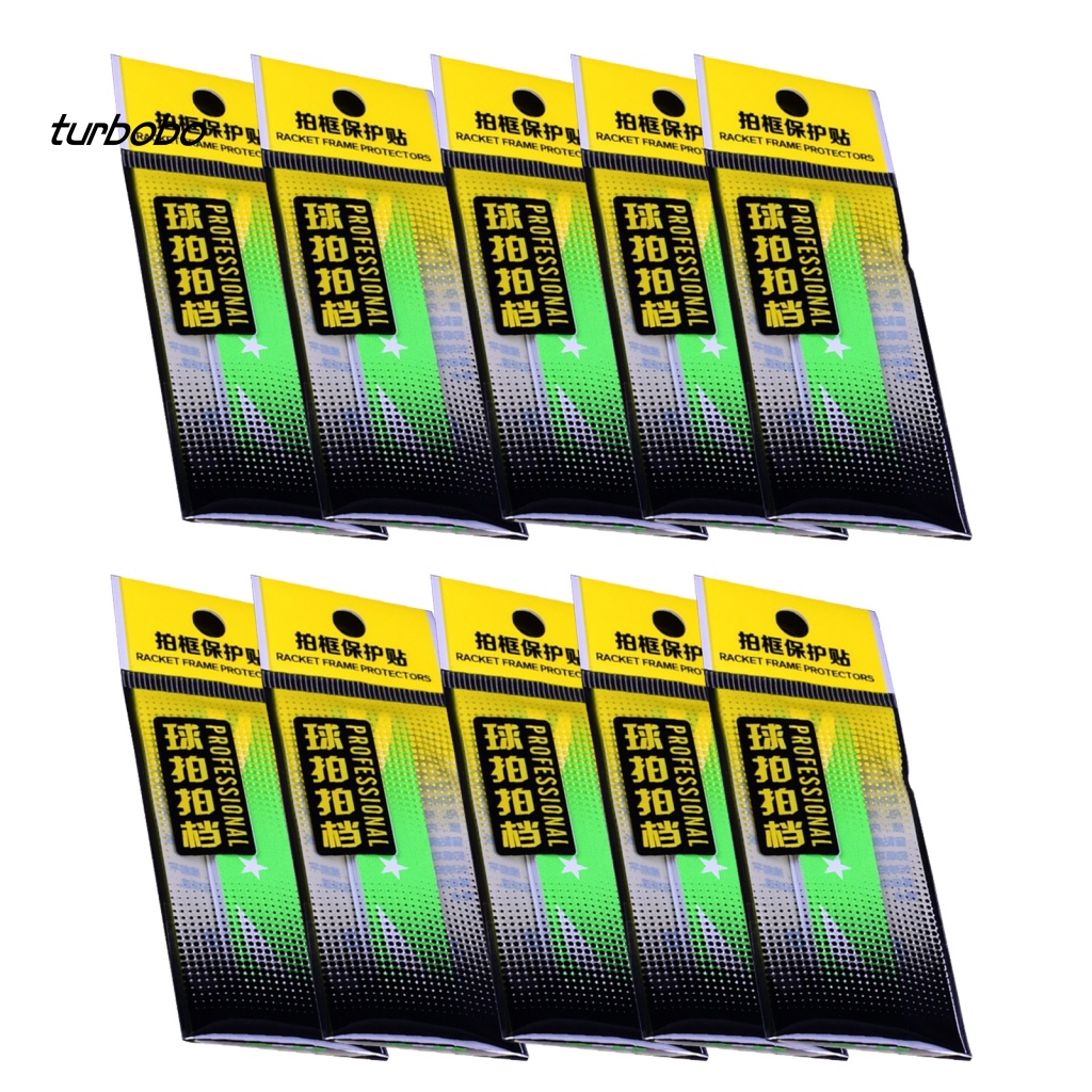 Set 10 Miếng Dán Bảo Vệ Đầu Vợt Chơi Thể Thao Bằng Da Giả Chống Mòn Có Thể Tái Sử Dụng