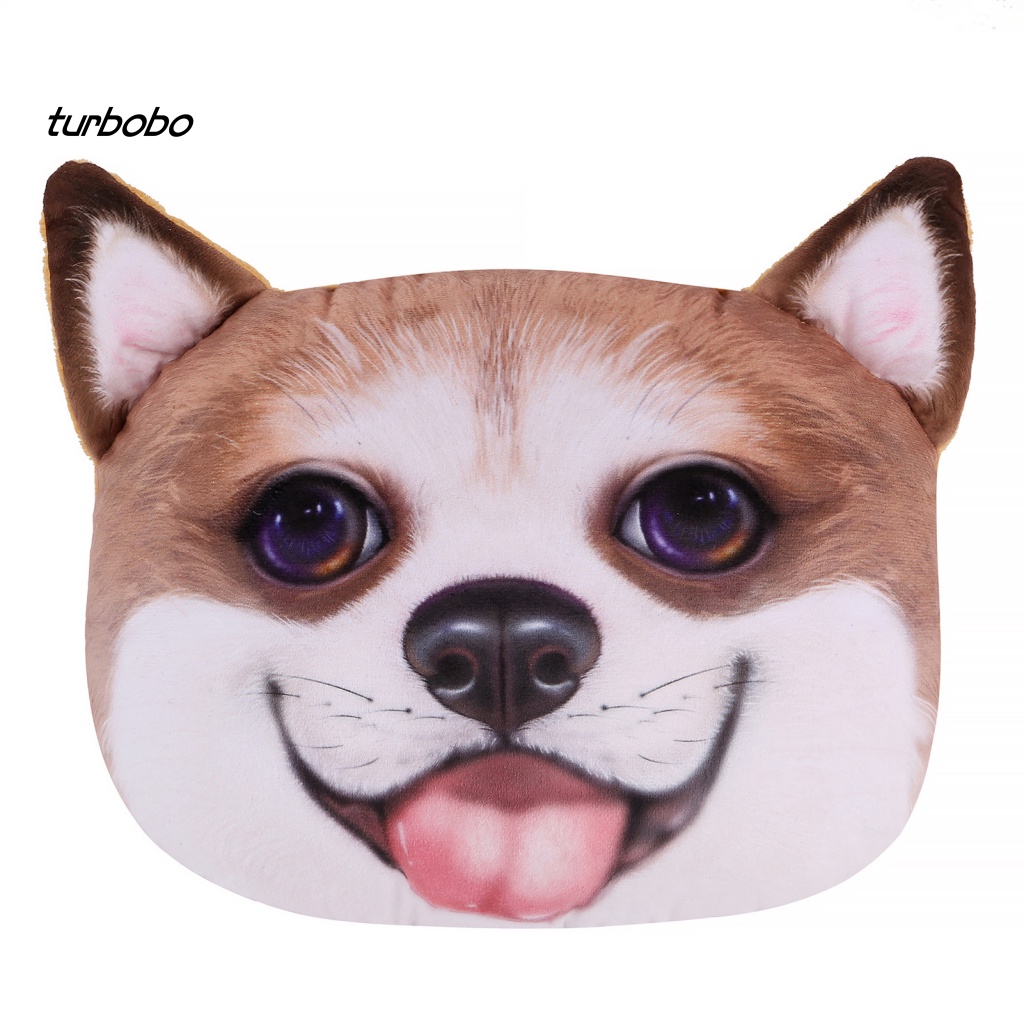 Gối Tựa Đầu Có Thể Tháo Rời In Họa Tiết Hoạt Hình Cún Cưng Dễ Thương Cho Xe Hơi