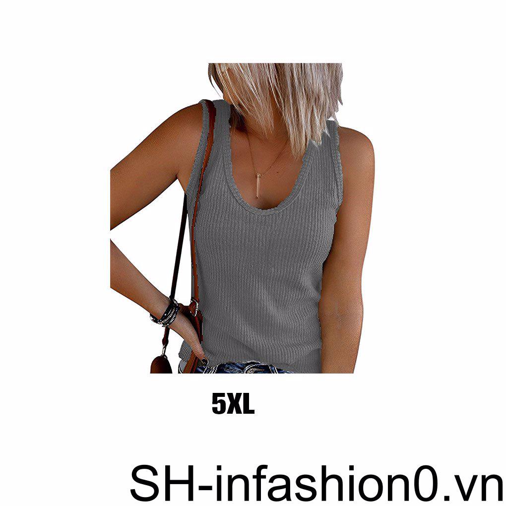 Áo Tank Top Sát Nách Bằng Vải Cotton Gọn Nhẹ Thoáng Khí Thời Trang Mùa Hè Cho Nữ Size s 1