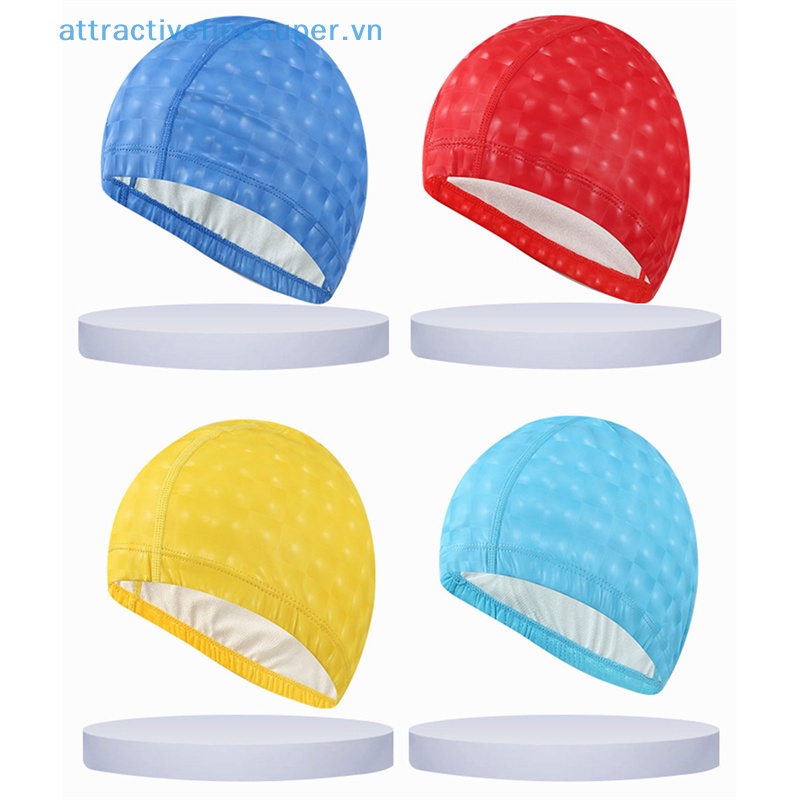 Afs Mũ Bơi Bằng PU Coag Bảo Vệ Tai Chống Thấm Nước Khi Đi Bơi Dành Cho Người Lớn