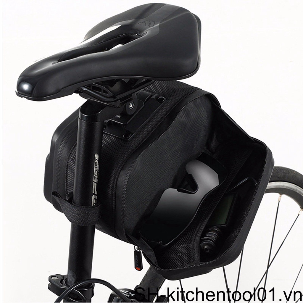 Túi 2 7L Phản Quang Gắn Dưới Yên Xe Đạp Tháo Gỡ Nhanh
