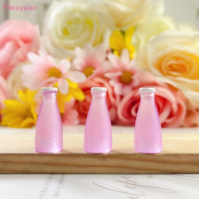 5 Phụ Kiện Trang Trí Điện Thoại Hình Chai Kem Bằng Nhựa Phát Quang DIY Mới