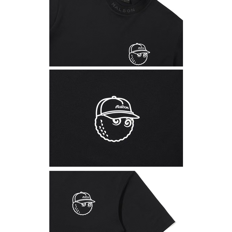 Áo Thun Thể Thao Đánh Golf Malbon Bằng Cotton Thoáng Khí Tay Ngắn Thời Trang Mùa Hè Hàng Mới Dành Cho Nam Và Nữ