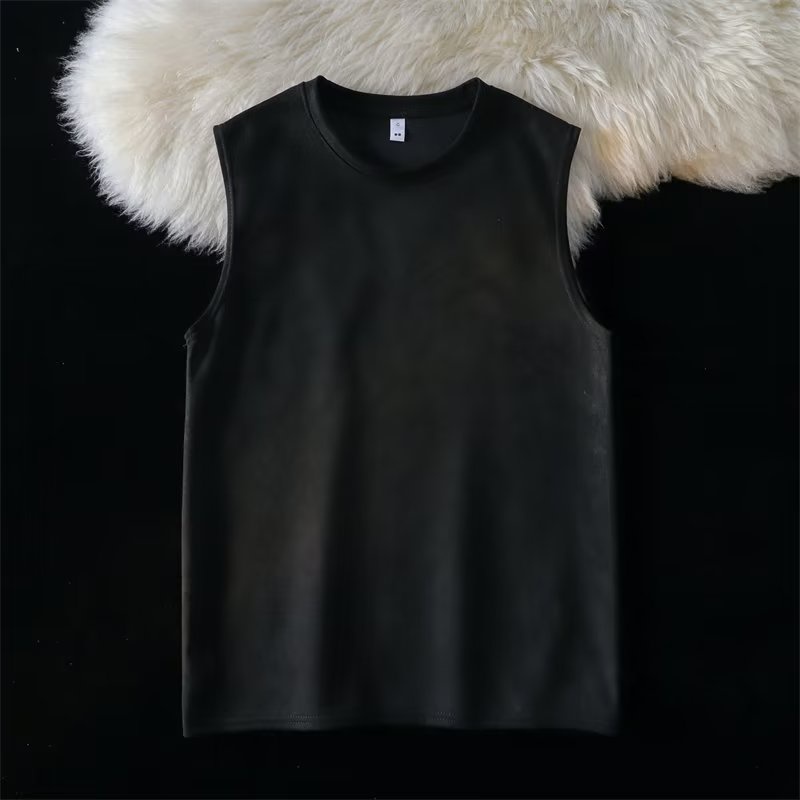 Áo Sát Nách Cổ Tròn Màu Trơn Thời Trang Mùa Hè Mới Trẻ Trung Cho Nam