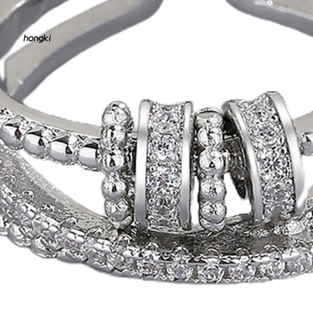 Nhẫn XoắN ỐC ĐíNh Kim Cương Giả GiúP GiảM Stress