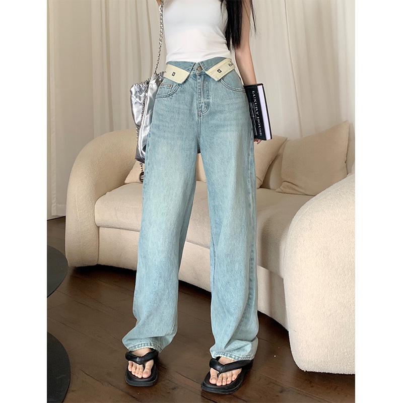 [Mã FADEP2212 giảm 10k đơn từ 99k] Quần Jeans Nữ Ống Rộng Thời Trang Phong Cách