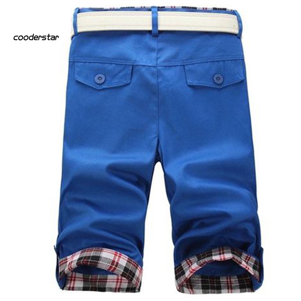 Quần Lửng Họa Tiết Kẻ Sọc Thời Trang Mùa Hè Dành Cho Nam