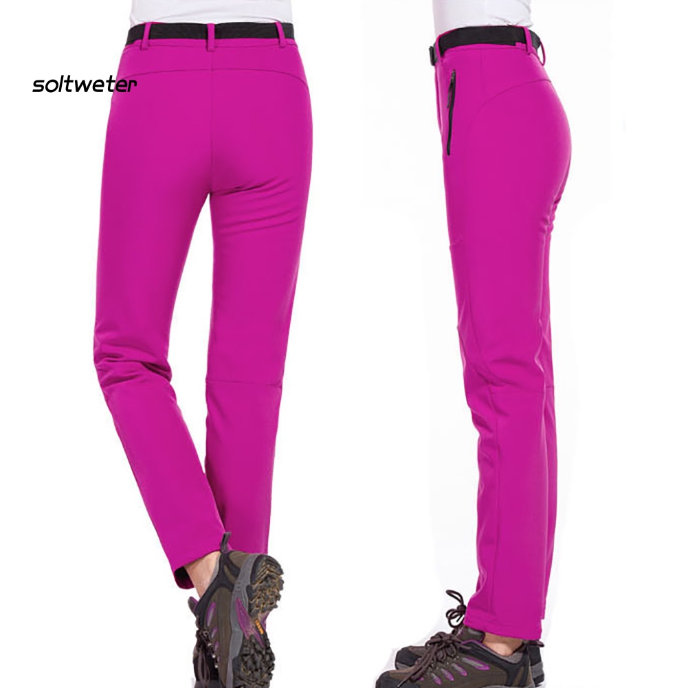 Quần Leo Núi Dáng Dài Chất Liệu Dày Dặn Giữ Ấm Nhanh Khô Thời Trang Mùa Đông Cho Nữ